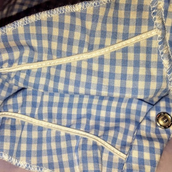 NWT! 1st Easter Gnghm Romper, SO PRETTY, 6m - Picture 5 of 10